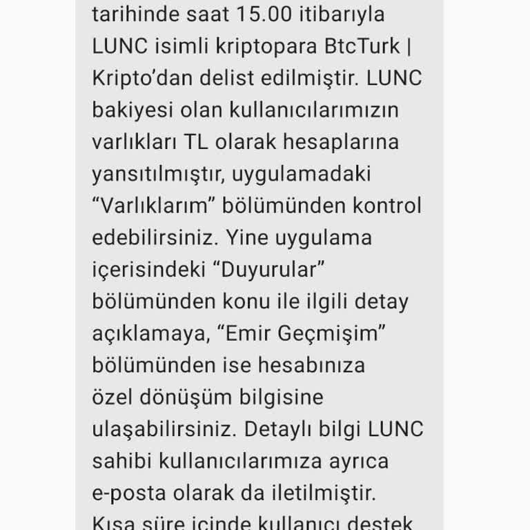 BTCTURK'te Usulsuz İşlem