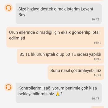 Trendyol Yemek 85 TL Olarak Sepete Ekledik 50 TL İade Aldık Kaybolan 35 TL Kimde?