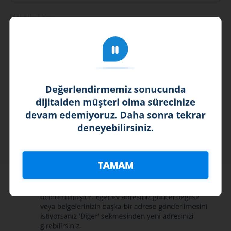 Denizbank Online Hesap Açamıyorum