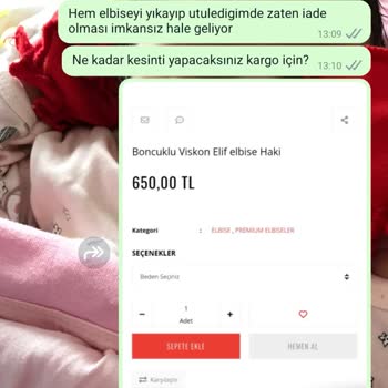 Tuğbaca Butik İade Konusunda Sıkıntı Çıkarıyor Fatura Da Göndermiyor