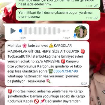 Tuğbaca Butik İade Konusunda Sıkıntı Çıkarıyor Fatura Da Göndermiyor