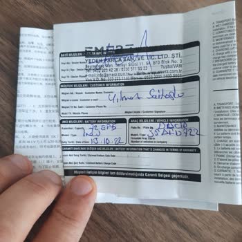 İnci Akü Garantili Akümüz Garantiye Girmiyor Diyor.