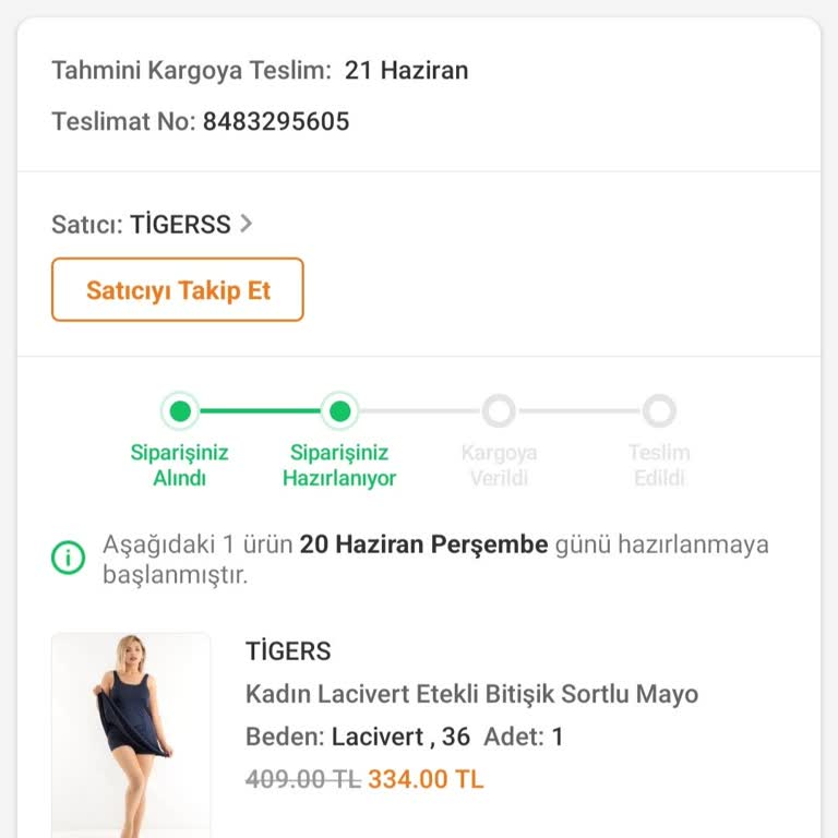 Trendyol Siparişim Kargoya Verilmedi