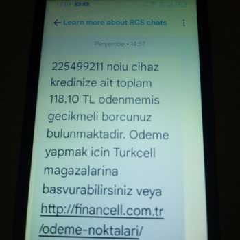 Turkcell Financell Cihaz Kredisinin İptali