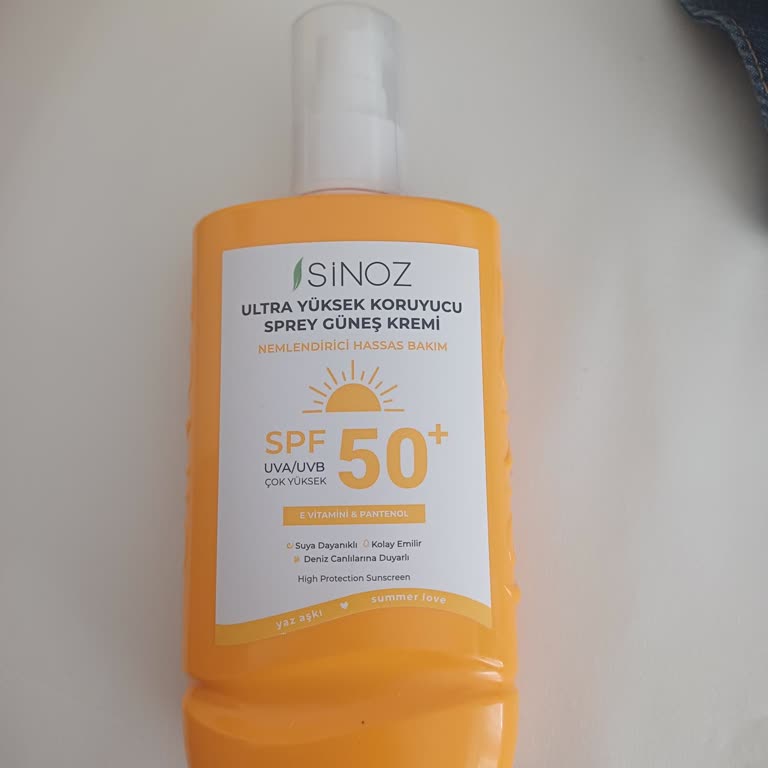 Sinoz Sino 50 Faktör Güneş Kremi Hiçbir İse Yaramıyor