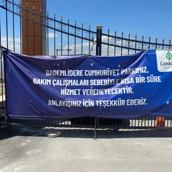 Çankaya Belediyesi Bademlidere Cumhuriyet Parkı Açılsın