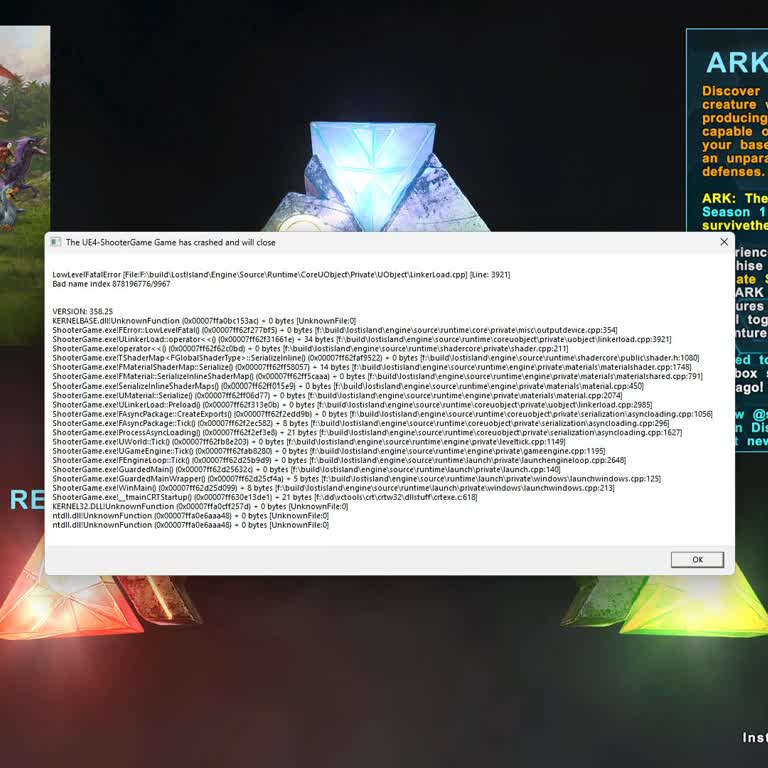 Geforce Now'da Ark Survival Evolved Oyununa Girince Hata Alıyorum