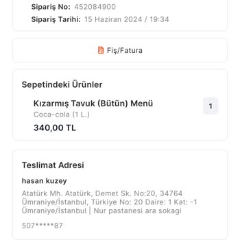 Migros Yemek Siparişi Yanlış Gönderildi