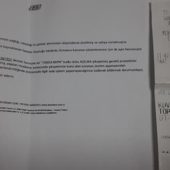 Garanti Li Ürünü Kabul Etmeyen Skechers