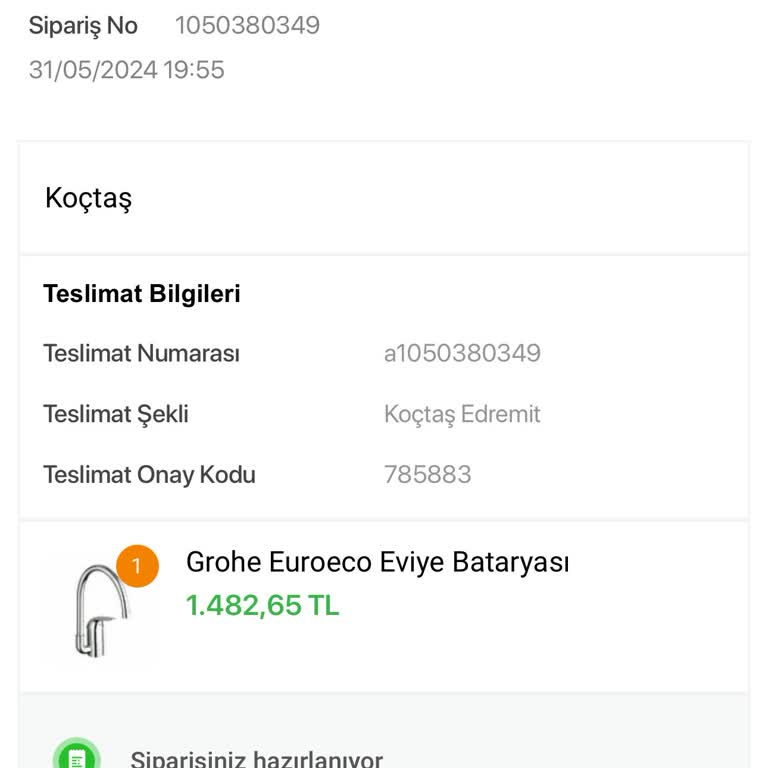 Koçtaş 26 Gündür Ürünü Teslim Edemedi