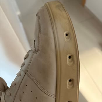 Ecco Ayakkabı Ecco Beyaz Ayakkabı Sararması