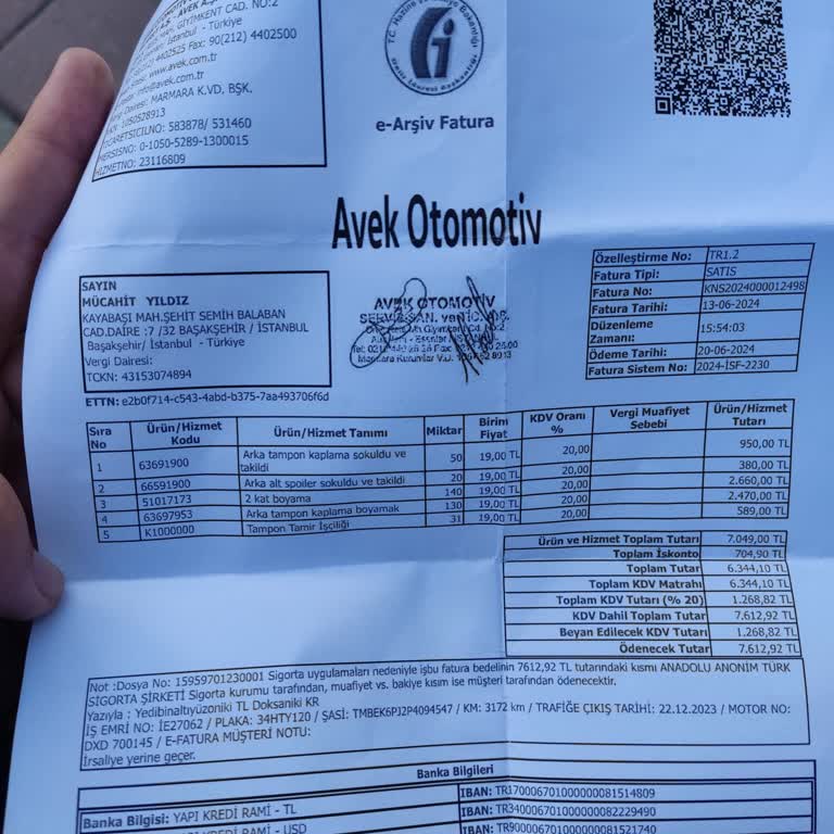 Avek Otomotiv Servis Avek Tekstilkent Bayi