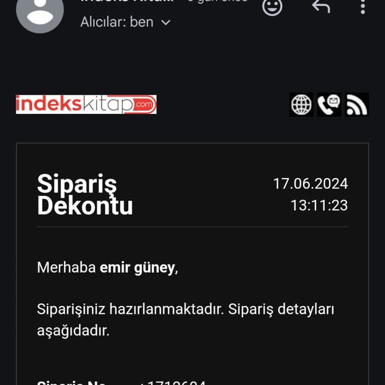 İndeks Kitap 1 Haftadır Kargoları Göndermiyor