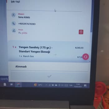 Yemek Sepeti Kurye Sorunu