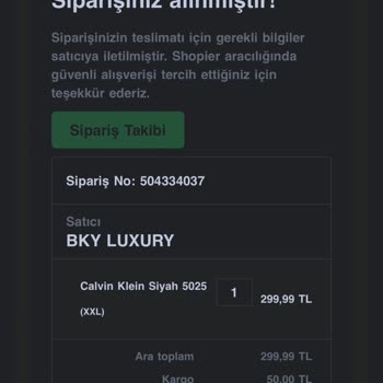Shopier Bky Luxury Kargolama Yapmıyor
