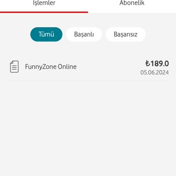Funny Zone Online İsteğim Ve İznim Dışında Abone Etme Ve Para Çekme