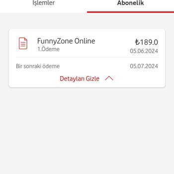 Funny Zone Online İsteğim Ve İznim Dışında Abone Etme Ve Para Çekme
