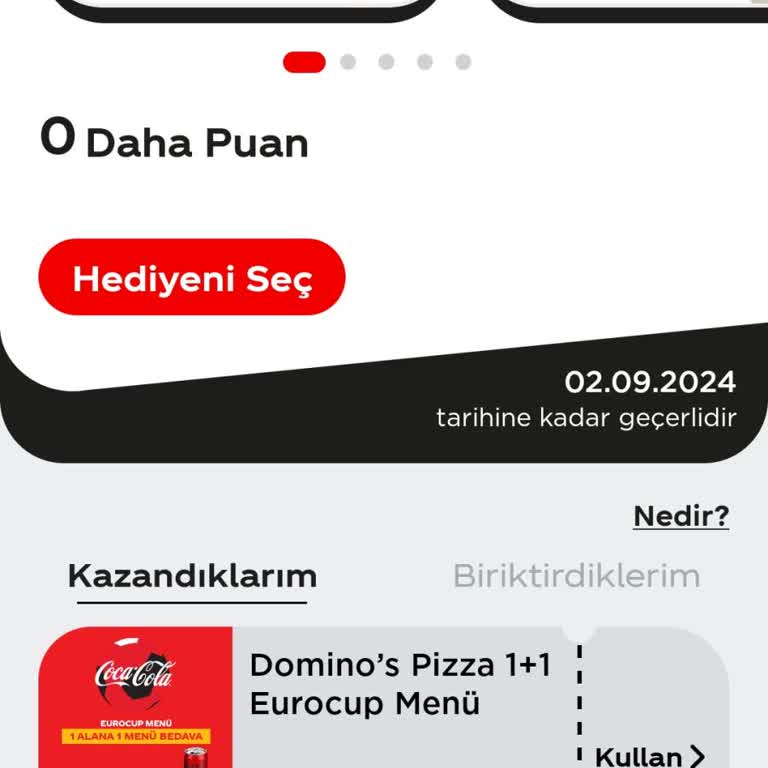 dahadaha.com Domino's Eurocup Menü Sorunu
