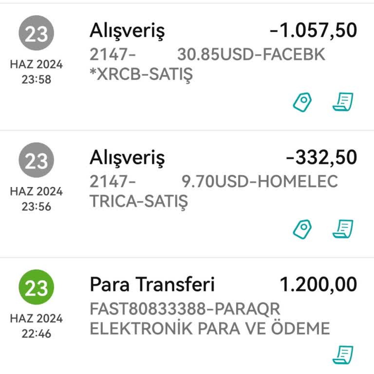 Facebook Paramın İadesini İstiyorum Bilgim Dışında Çekimdir