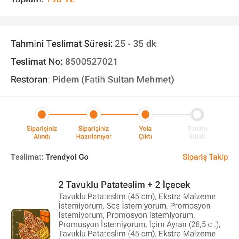Trendyol İptalini Sağlamıyorlar Siparişin