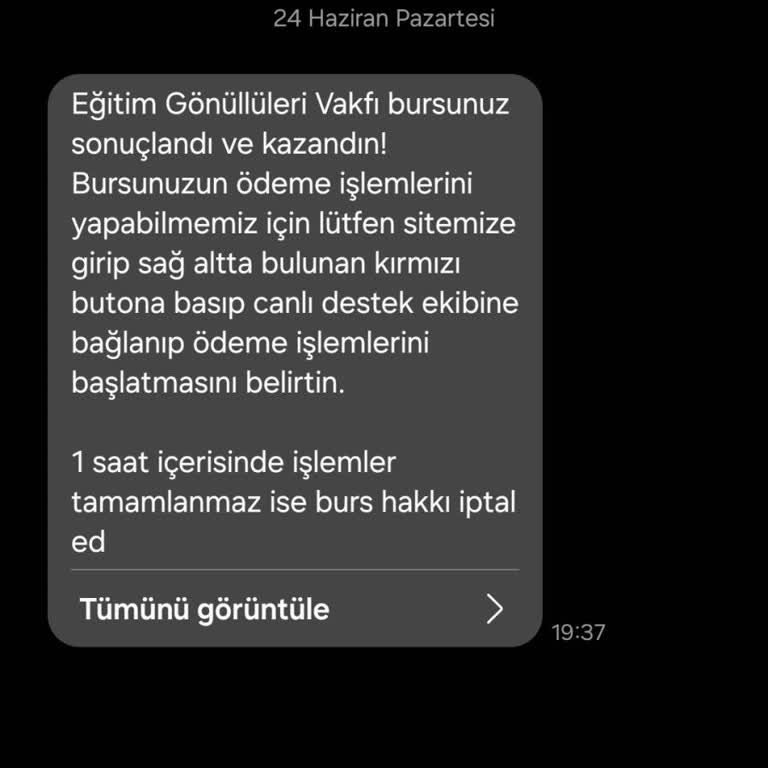 Eğitim Gönüllüleri Vakfı (Burs Başvuru) Egitim Gönüllüleri Vakfı Bursu Güvenli Değil!