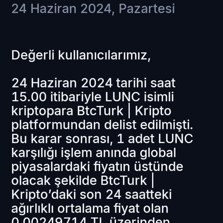 BTCTURK Güvenilir Bir Kuruluş Değil