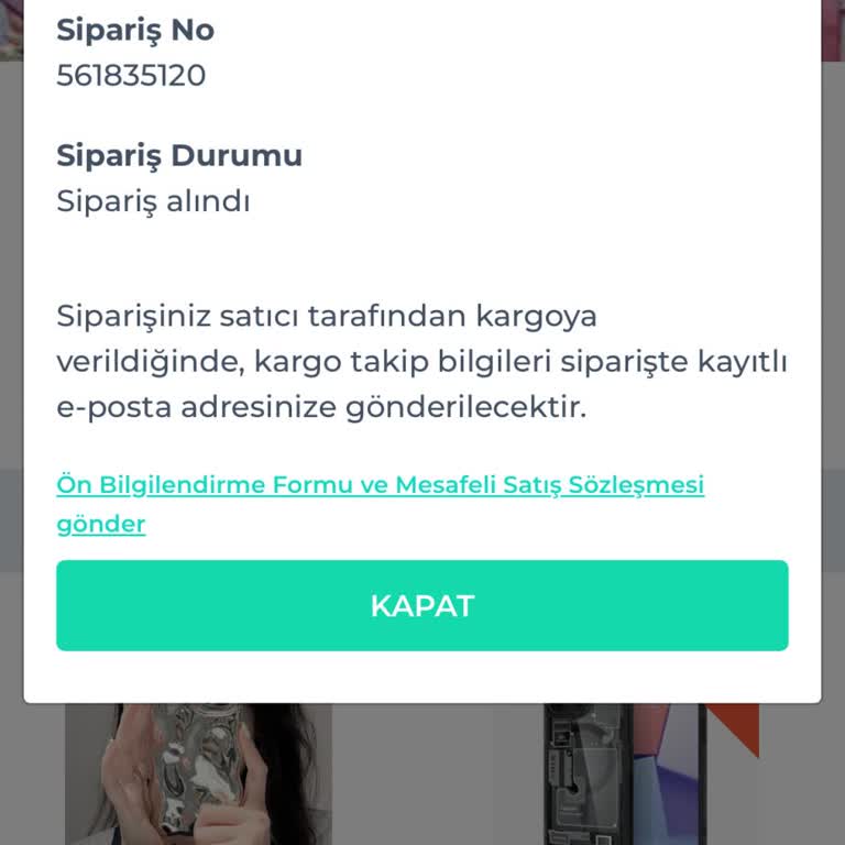 Skylimella Ürün Kargo Sorunu