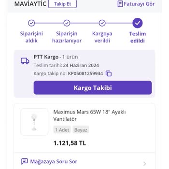N11 Mavi Ay Tic. Vantilatör