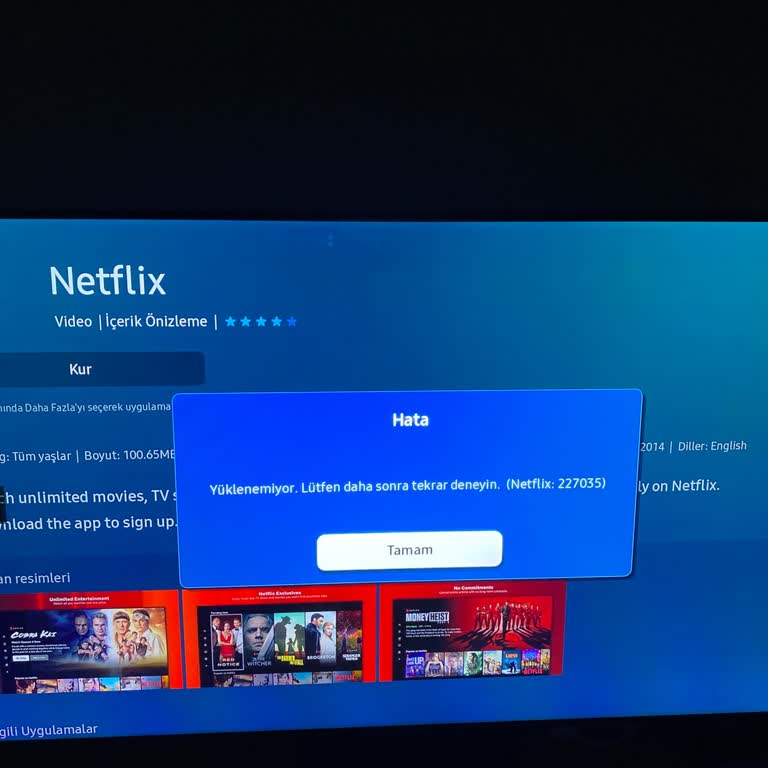 Samsung TV İnternet Bağlantısı Problemi