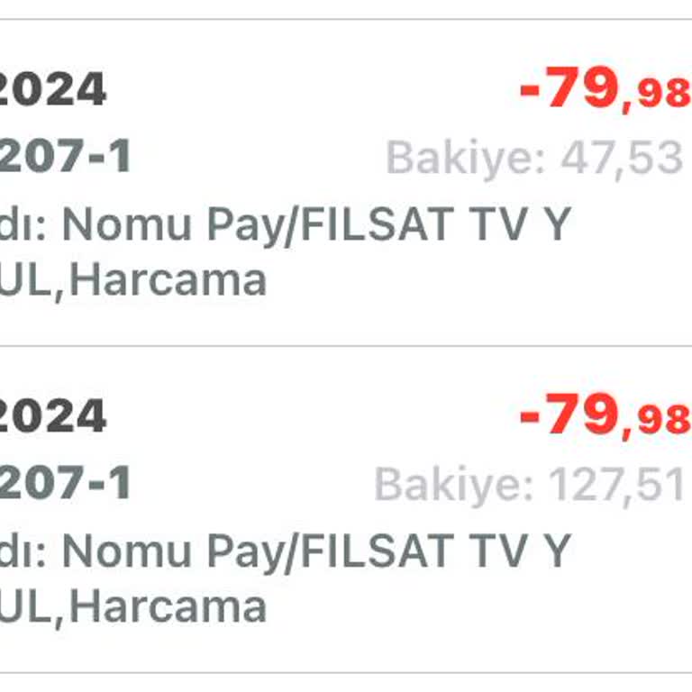 Nomupay Filsat TV Hesabımdan Habersiz Kesilen Para!
