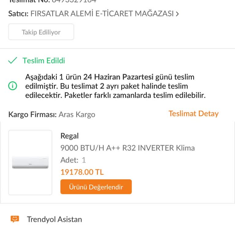 Regal Geç Kurulum Tarihi