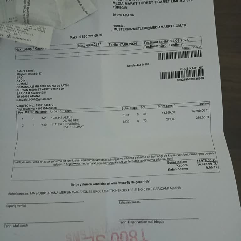 Altus Dolap İçinde Lamba Olmaması