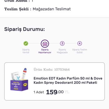 Gratis'ten Mağaza Teslimat Ürünüm Gelmedi