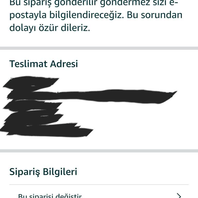 Amazon Gecikmeli Ürün Diyerek Ürünü Göndermiyor