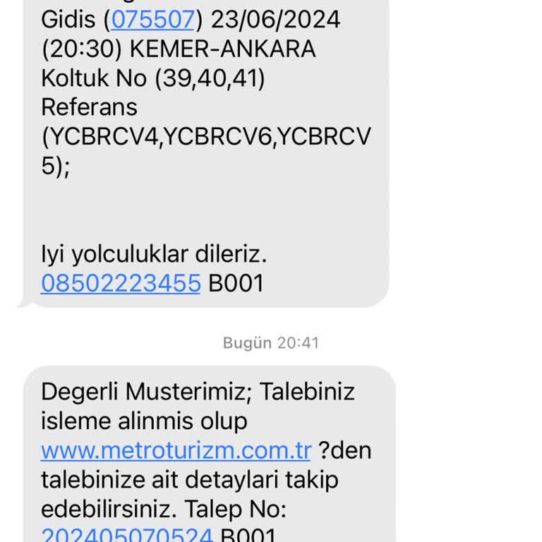 Metro Turizm Umursamazlığı Sonucu Yaşadığım Mağduriyet