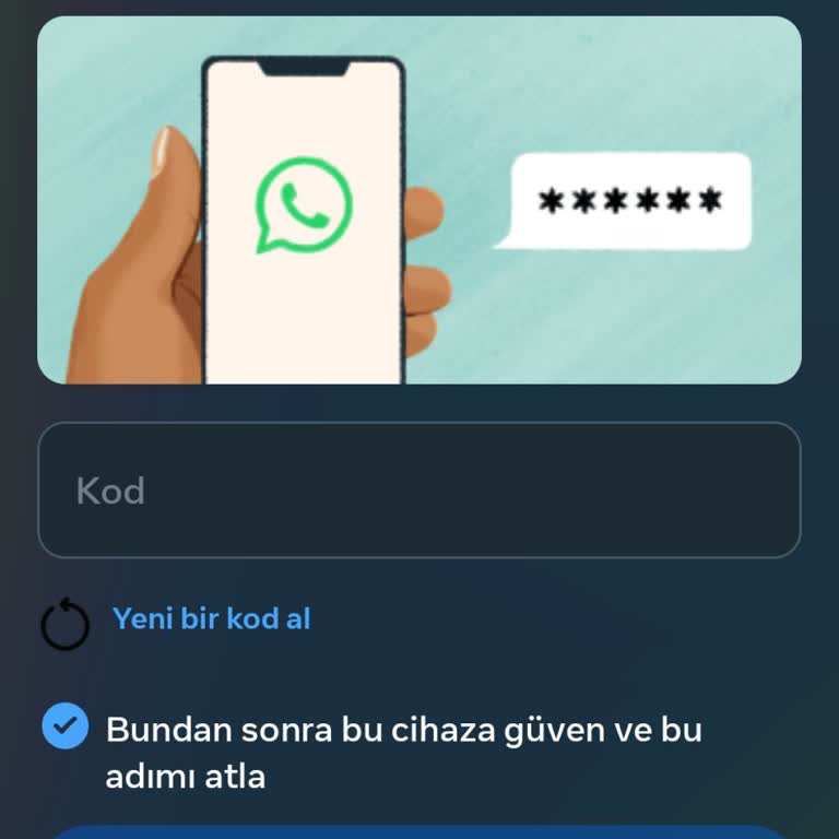 Instagram, WhatsApp Kodu Gelmedi!