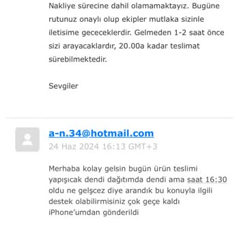 Vivense Ürün Teslimat Süreci