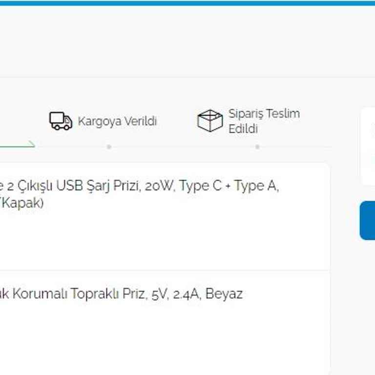 Elektriksel Siparişi Yollamadı!