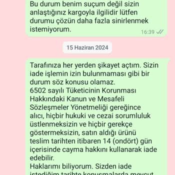 Shopier Ürünü Geri Alıp Para İadesi Yapmıyor