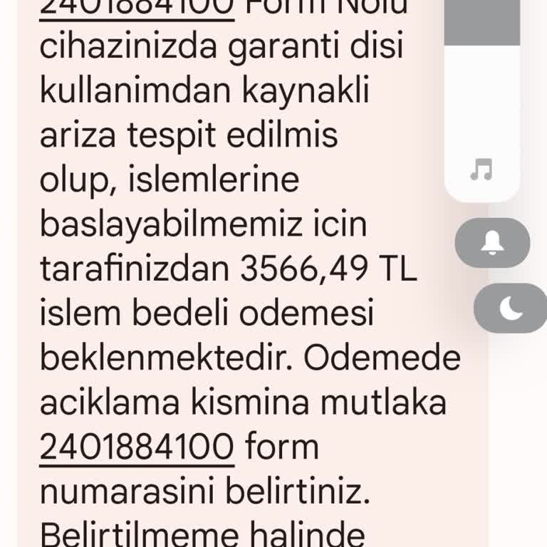 KVK Teknik Servis Garanti Kapsamında Yetersiz Hizmet