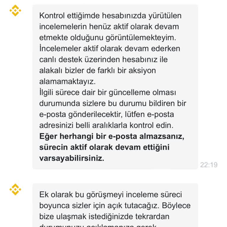 Binance TR'de Para Çekme Sorunu Ve Müşteri Hizmetleri Yetersizliği