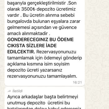 Akarslan Bungalov Dolandı