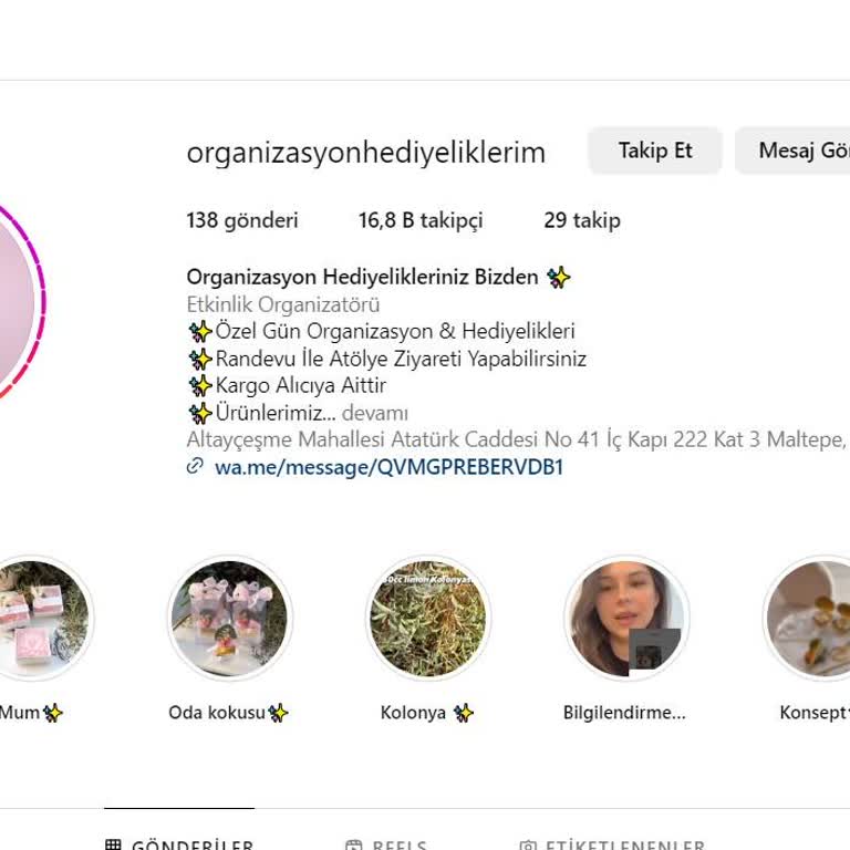 'Organizasyonhediyeliklerim' Alışverişimde Tehdit Edildim