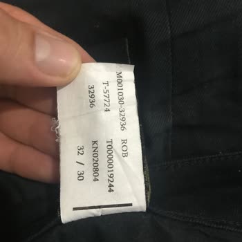 Mavi Pantolon Astar Kısmında Aşınma Meydana Geldi