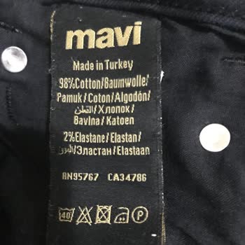 Mavi Pantolon Astar Kısmında Aşınma Meydana Geldi