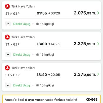 THY Kontrol Ettikçe Fiyat Yükseltiyor