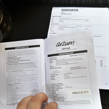 Arzum Garanti Kapsamındaki Ürününe Destek Vermiyor