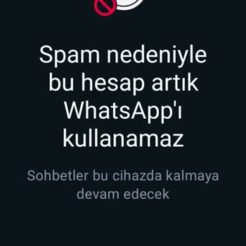 Reeder Telefonda WhatsApp Hesap Kapatıldı Hatası
