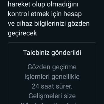 Reeder Telefonda WhatsApp Hesap Kapatıldı Hatası