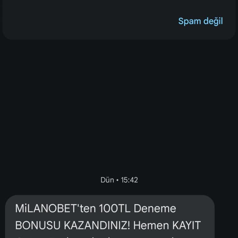 Milano Bet Devamlı Gönderilen Mesajlar